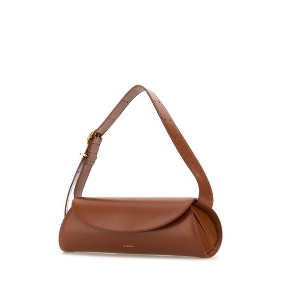 Jil Sander Women Caramel Leather Small Cannolo Shoulder Bag - Picture 2 of 2